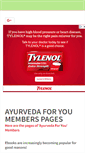 Mobile Screenshot of members.ayurveda-foryou.com